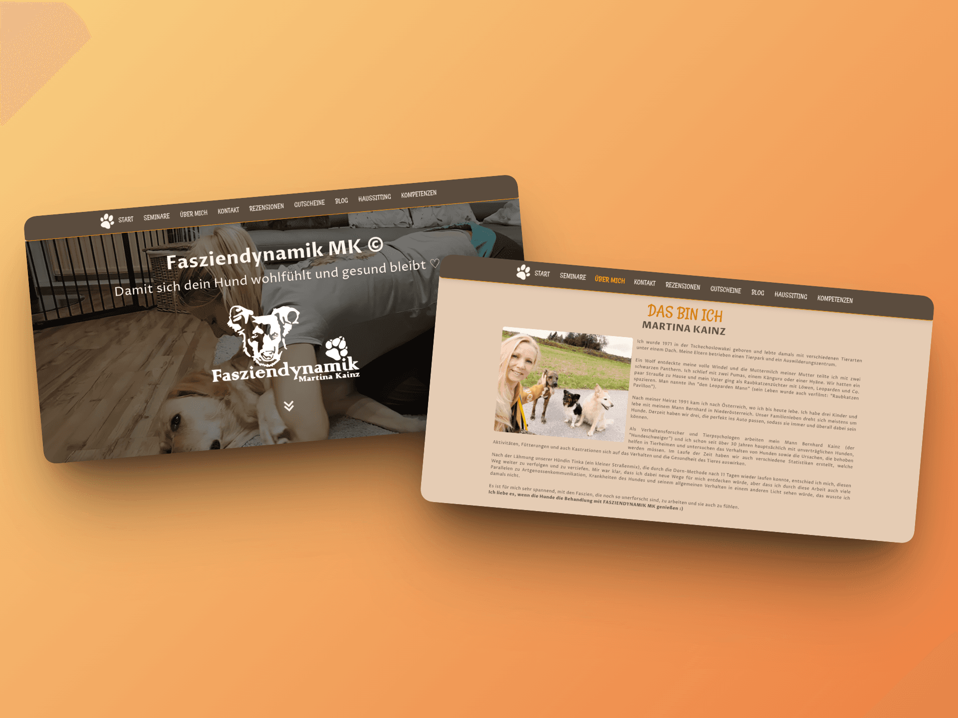 Neue Website des Kunden Fasziendynamik Martina Kainz
